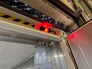 Alarme personne enfermée container