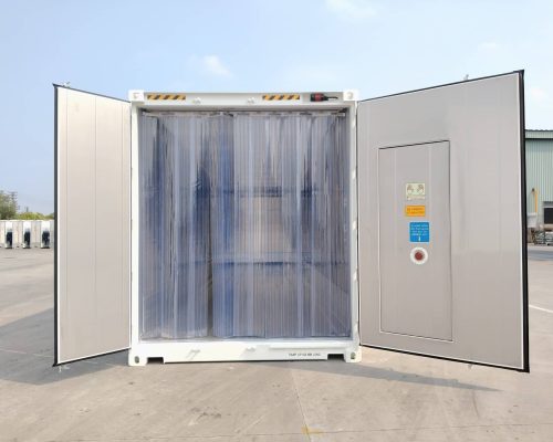 40hc achat location conteneur frigorifique porte ouverte