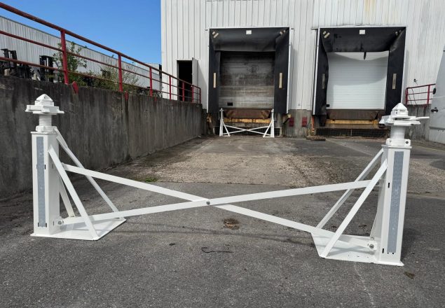 béquilles réglables pour installation à quai